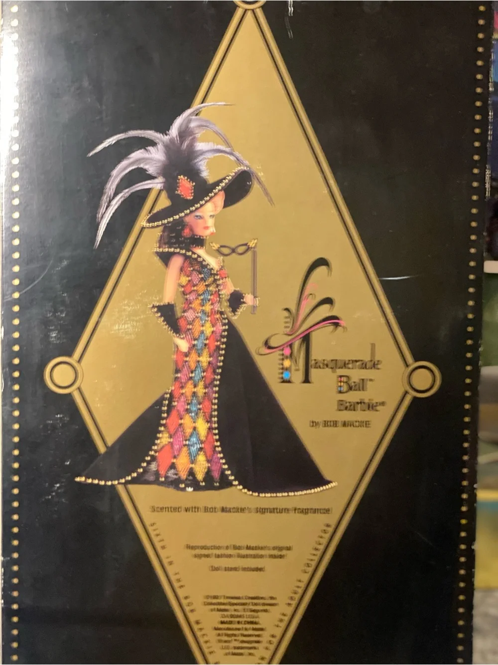 Barbie Masquerade Ball Gold & Black- Bob Mackie